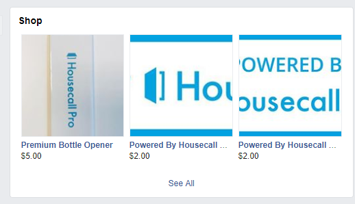 HousecallPro Facebook Shop